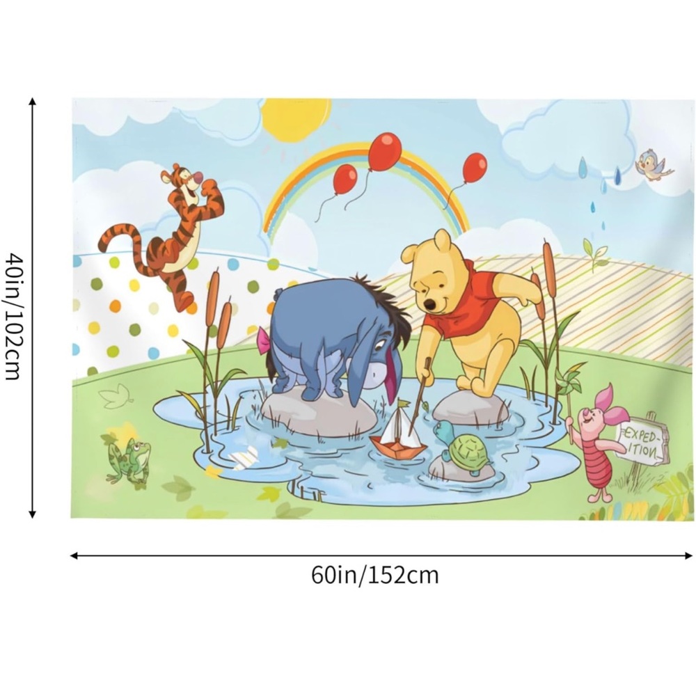 (6)Disney Winnie Honey Jar Set and decor - Picture 3 of 6